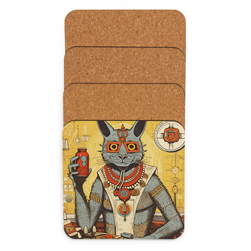 Shaman Gizmo - Cork-Back Coaster