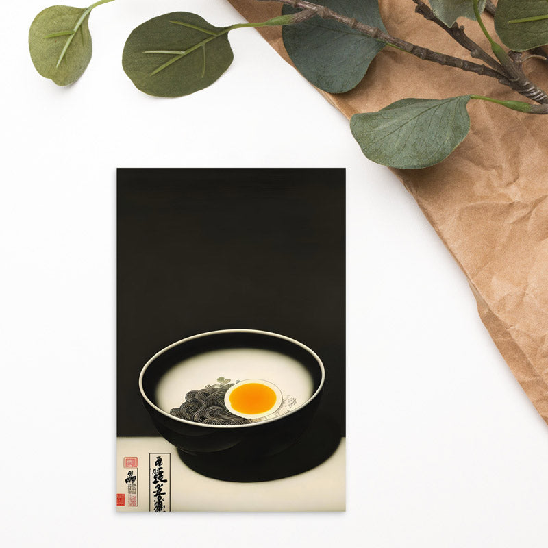 Shokon Ramen - Monochrome & Colour Postcard