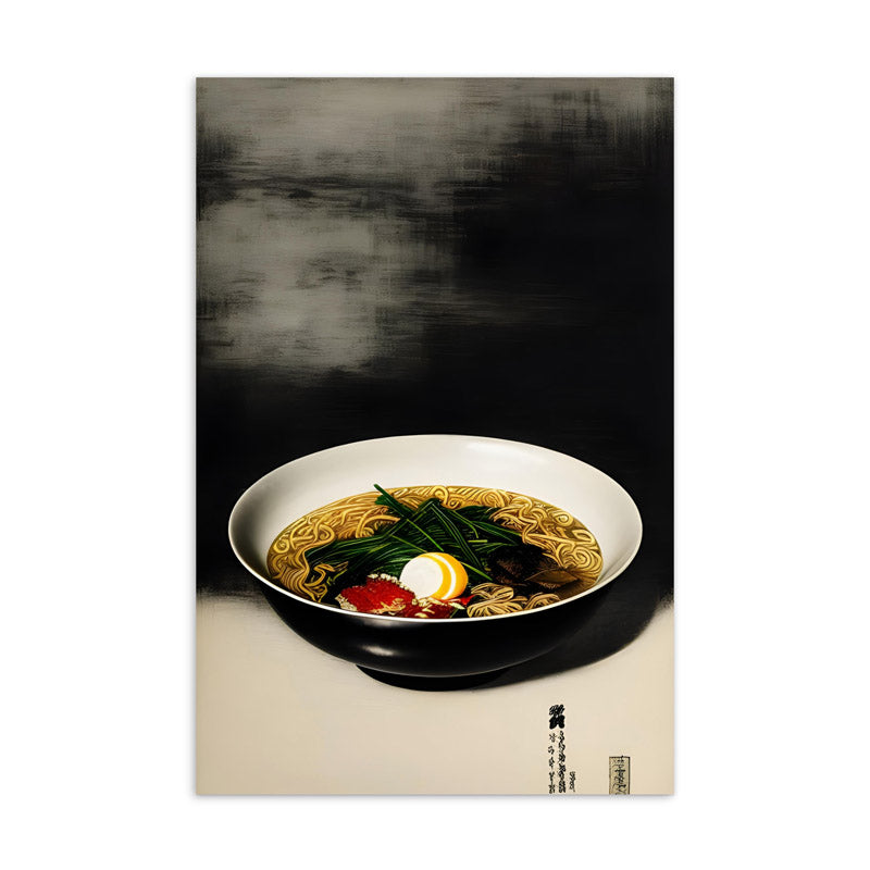 Shoyu Ramen - Monochrome & Colour Postcard