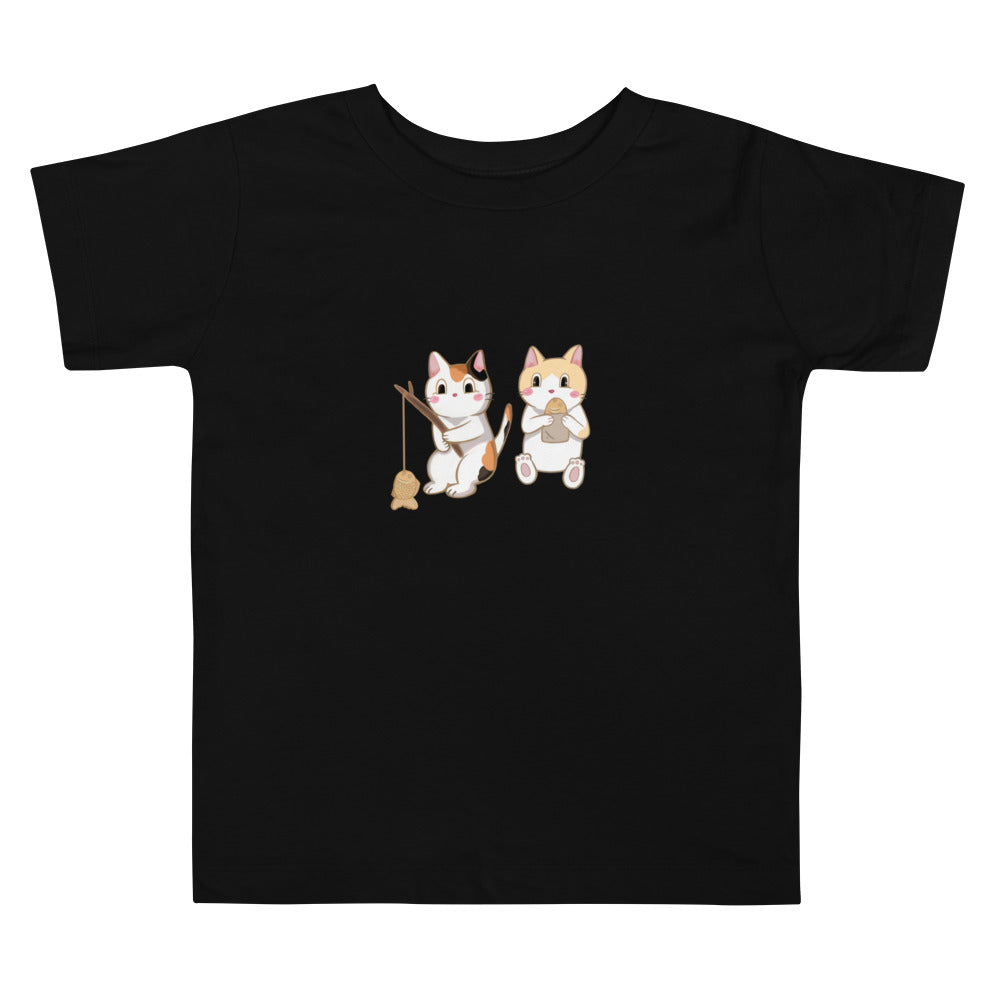 Cats & Taiyaki - Toddler Short Sleeve Tee