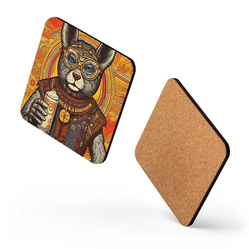 Shaman Frankie - Cork-Back Coaster