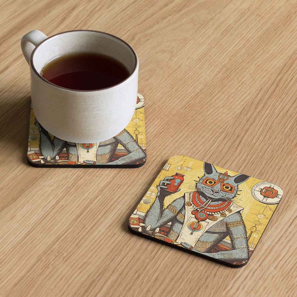 Shaman Gizmo - Cork-Back Coaster