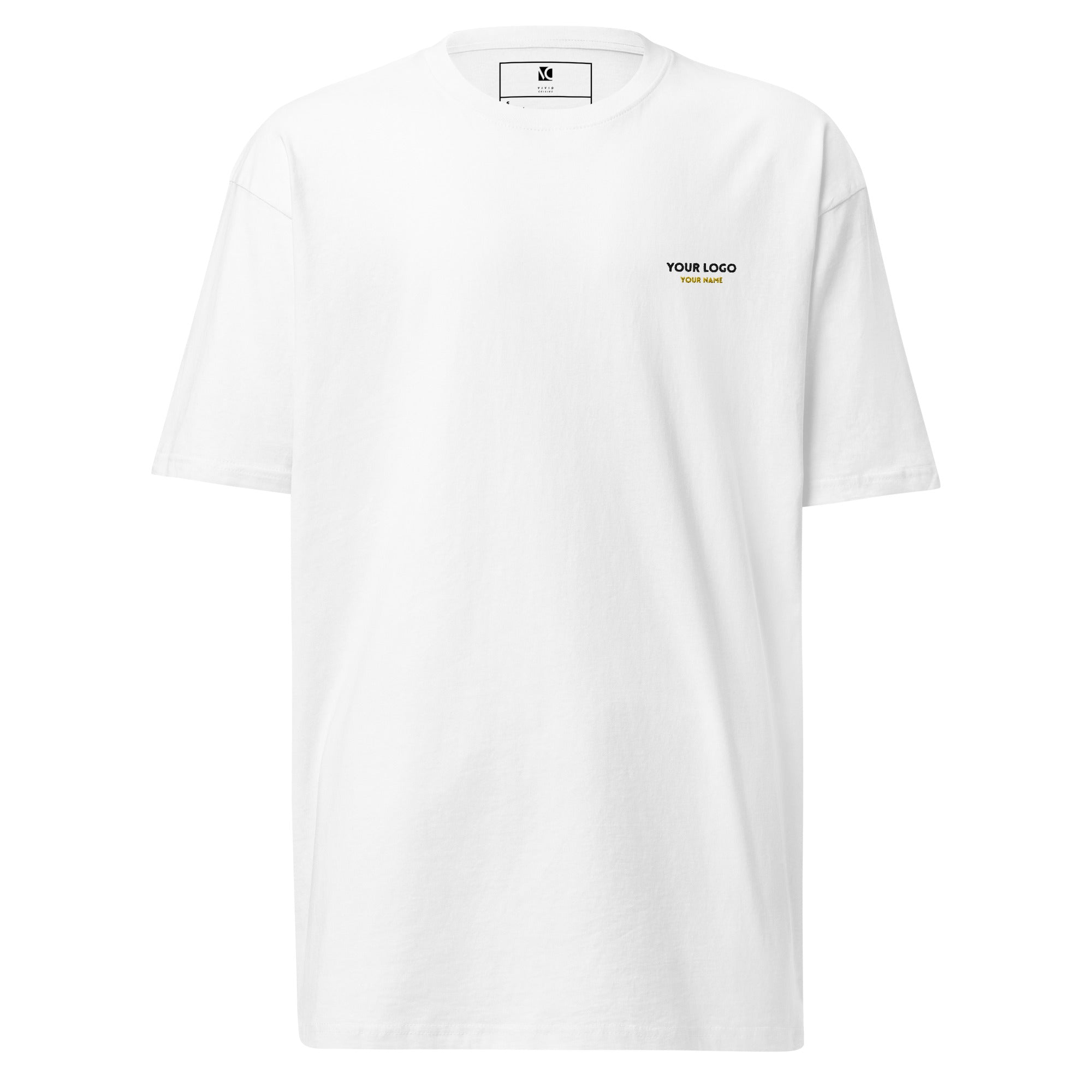 Custom Branding - Embroidered Premium Heavyweight Tee