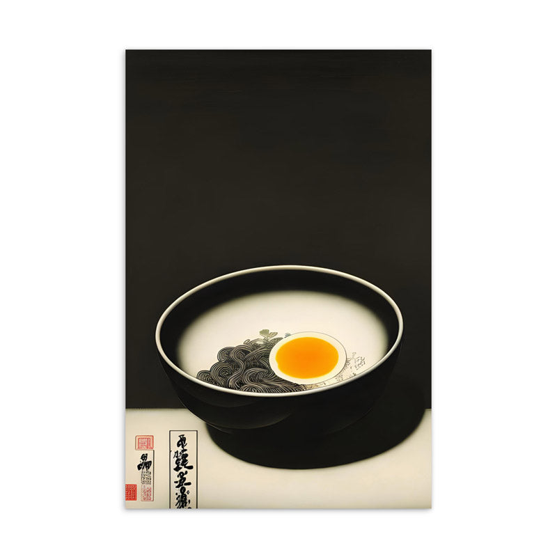 Shokon Ramen - Monochrome &amp; Colour Postcard