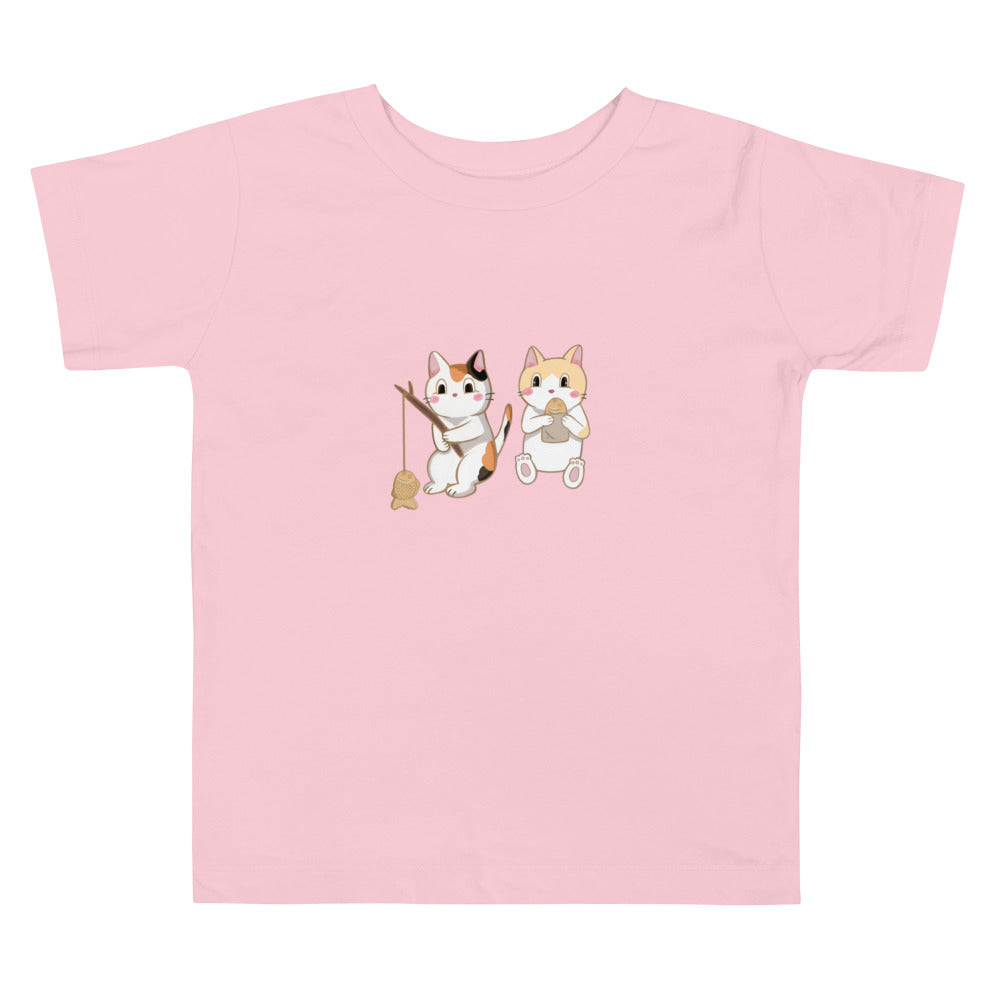 Cats &amp; Taiyaki - Toddler Short Sleeve Tee