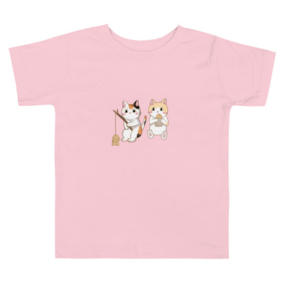 Cats &amp; Taiyaki - Toddler Short Sleeve Tee