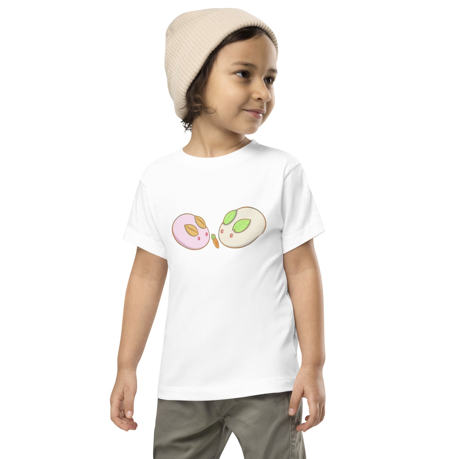 Cute Rabbit-Shaped Wagashi - Toddler Short Sleeve Tee