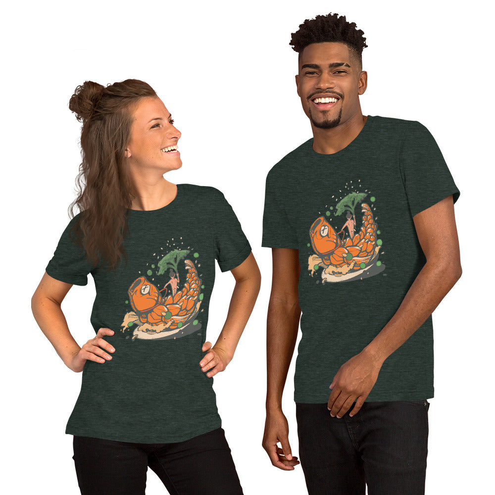 A Ride on Cinnamon Fish - Unisex T-Shirt