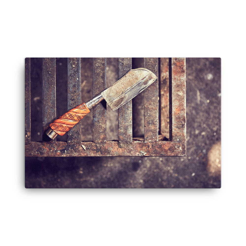 Traditional Belakas Knife - XL Canvas Print