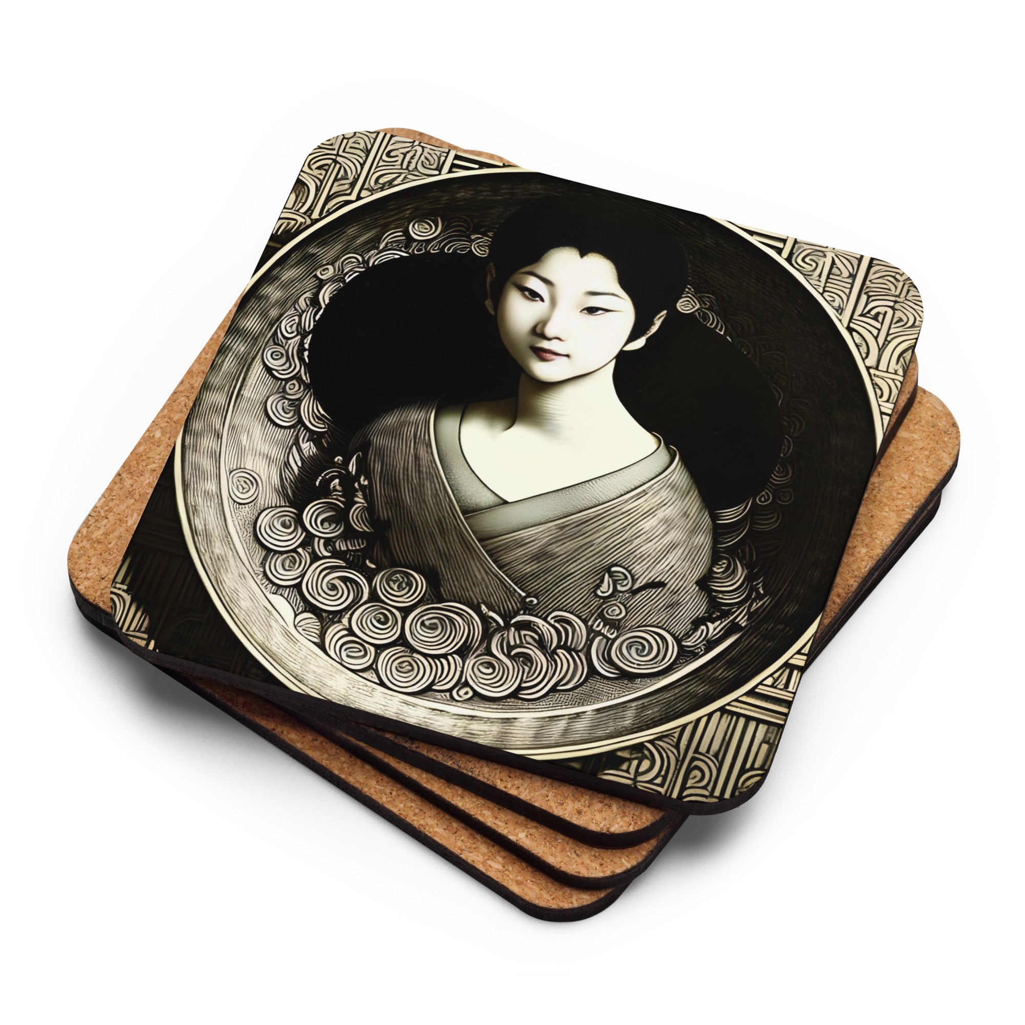 Ramen Goddess - Cork-back Coaster