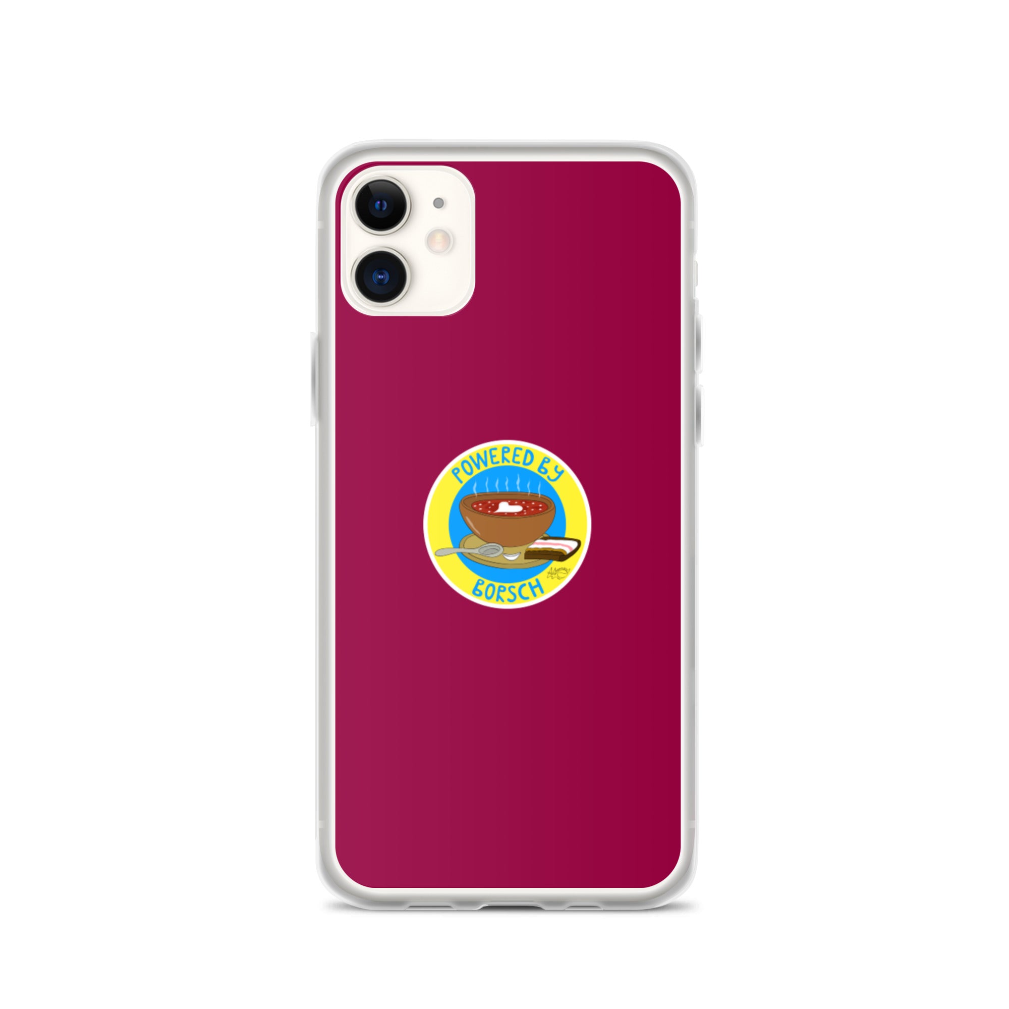 Powered by Borsch - iPhone Case