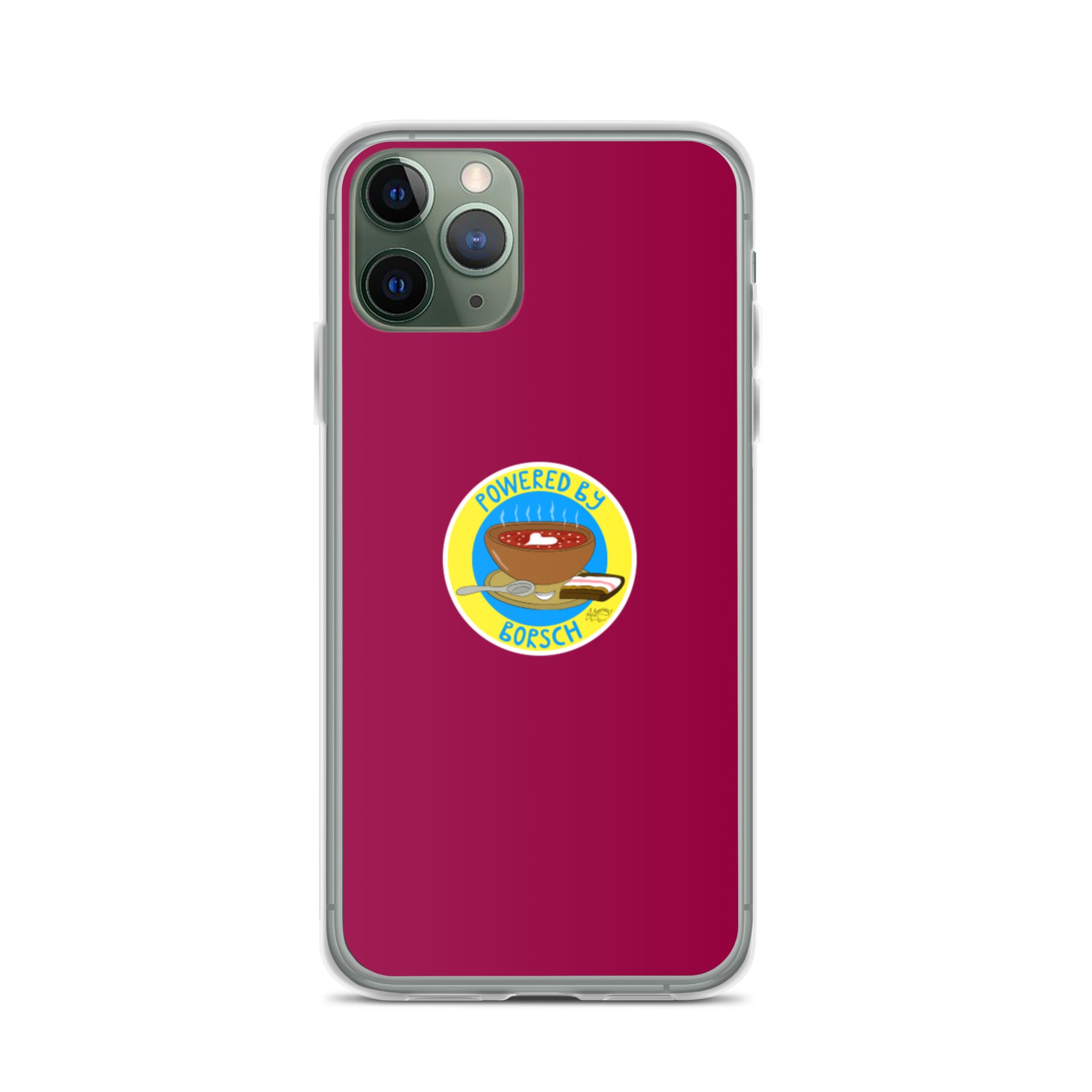 Powered by Borsch - iPhone Case