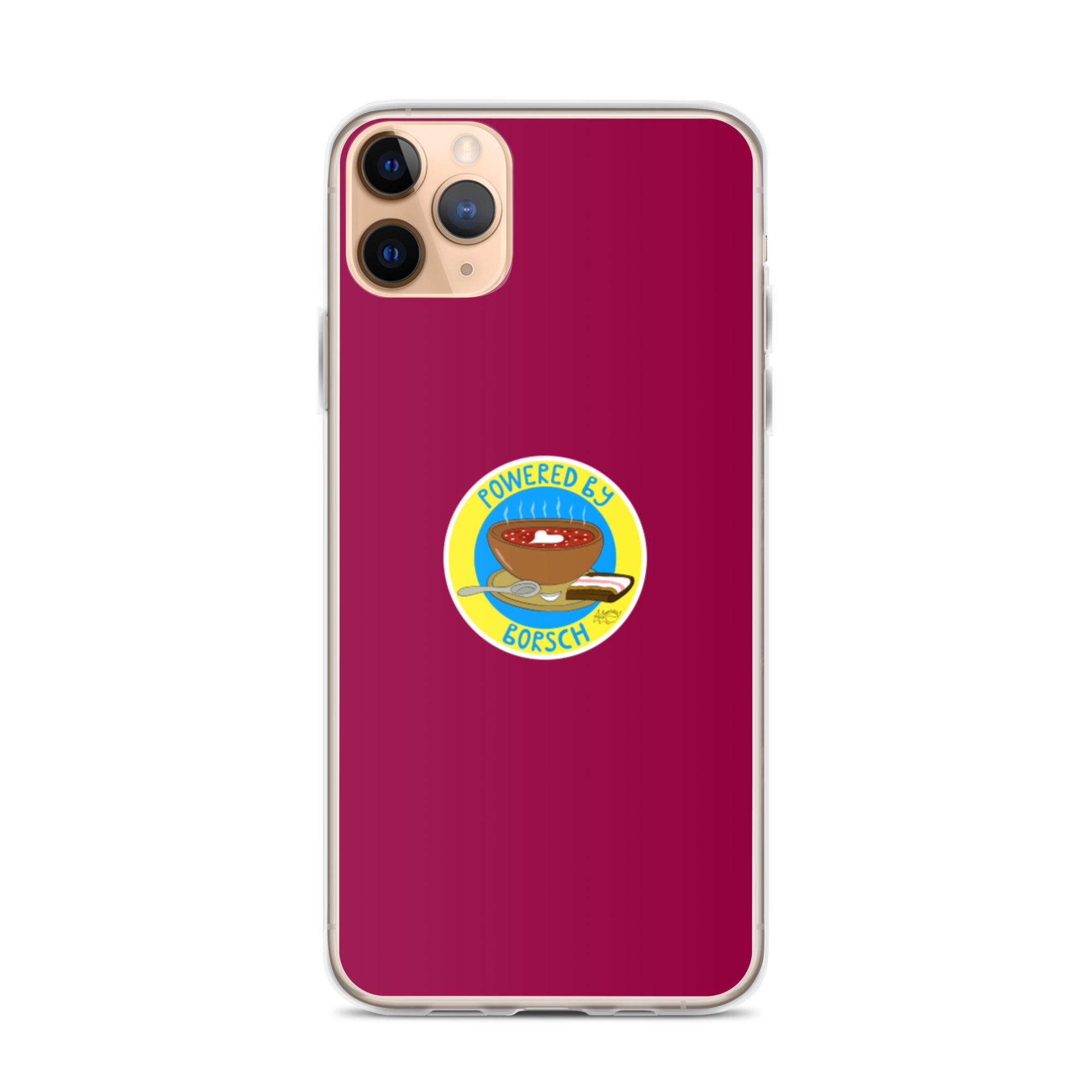 Powered by Borsch - iPhone Case