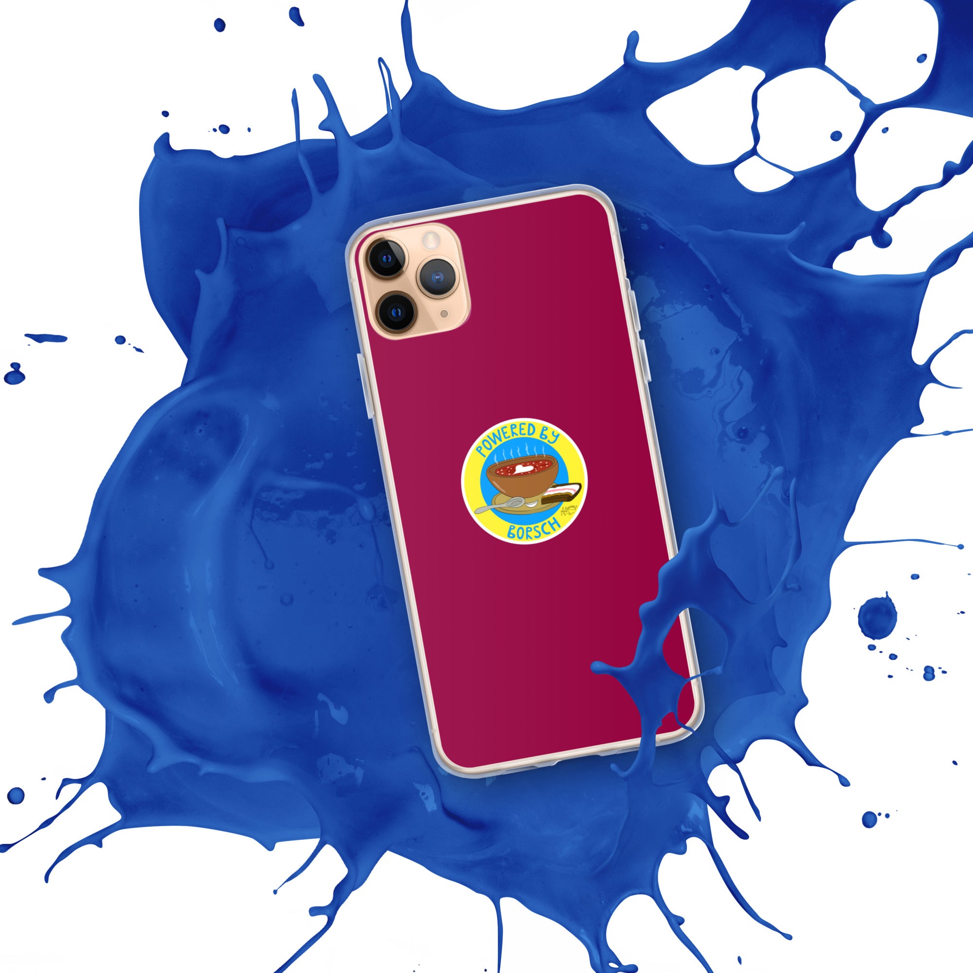 Powered by Borsch - iPhone Case