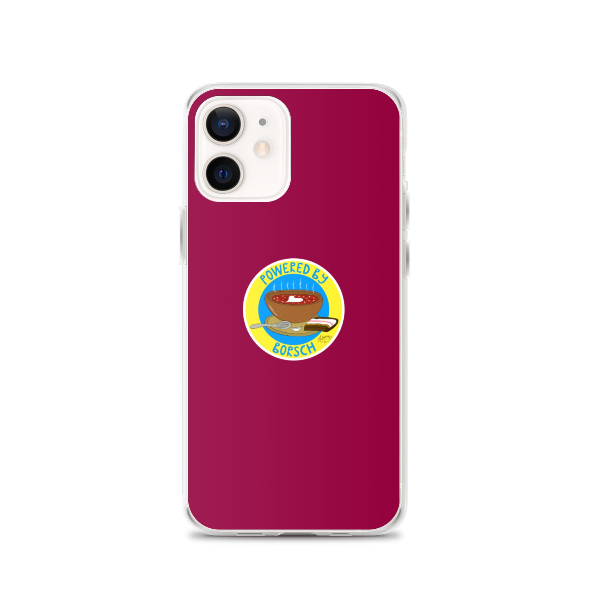 Powered by Borsch - iPhone Case