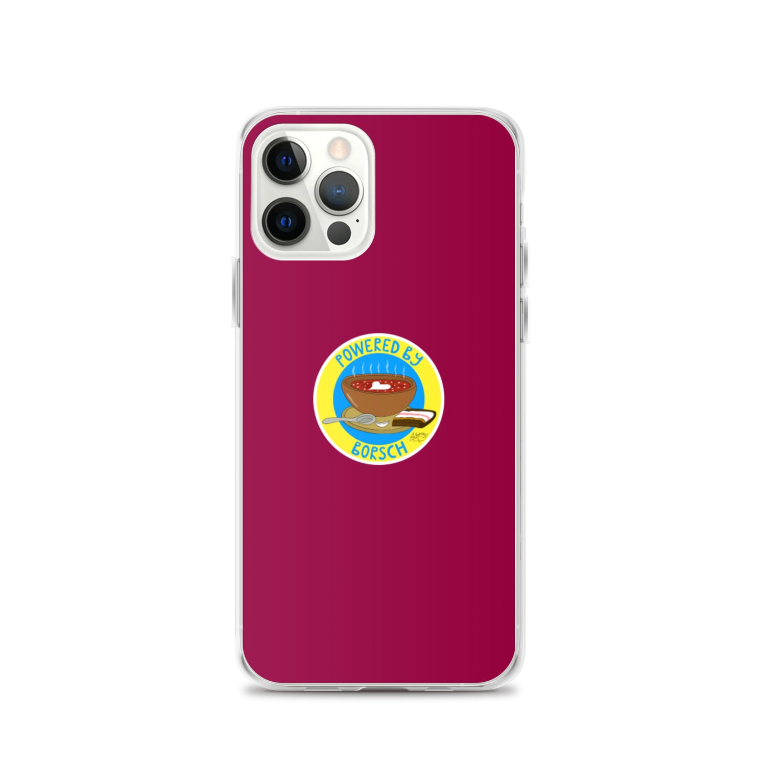 Powered by Borsch - iPhone Case