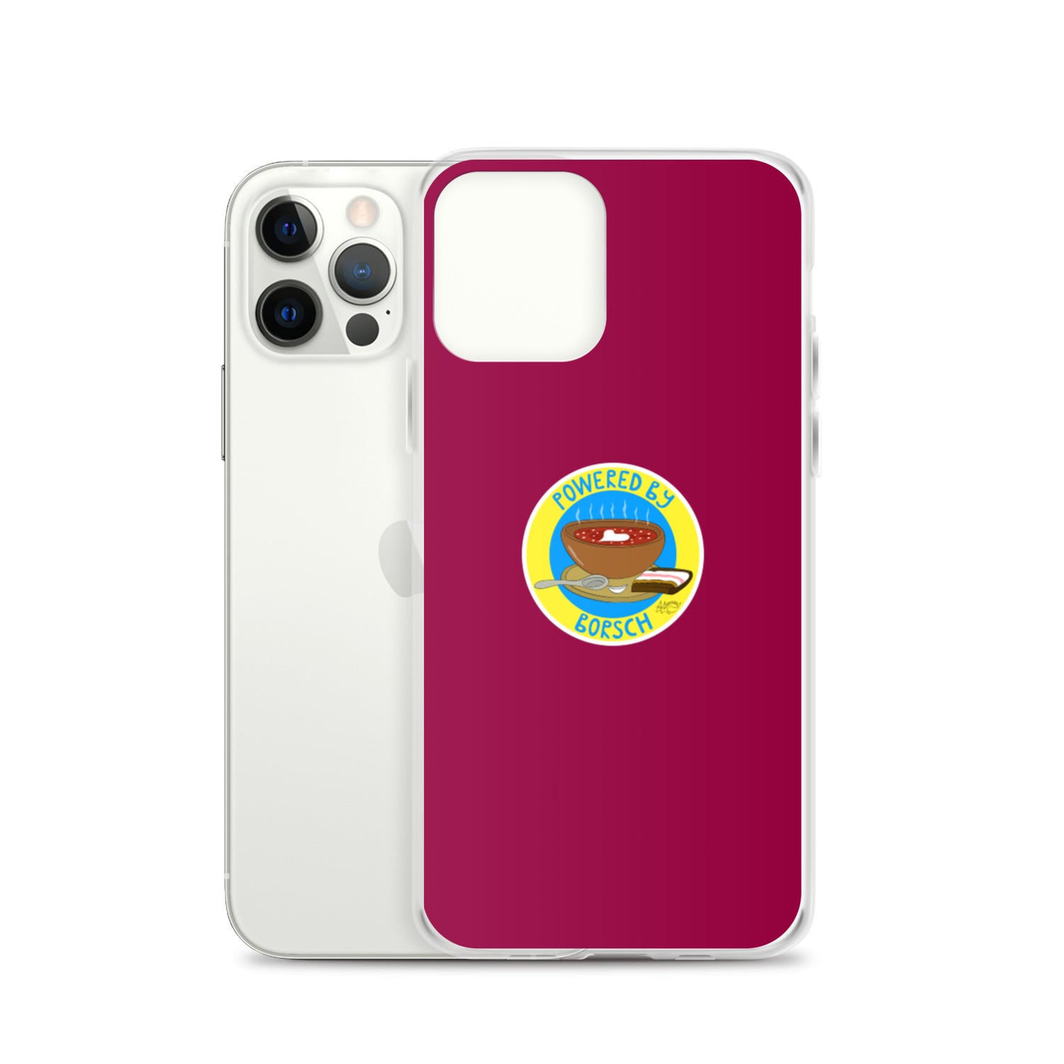 Powered by Borsch - iPhone Case