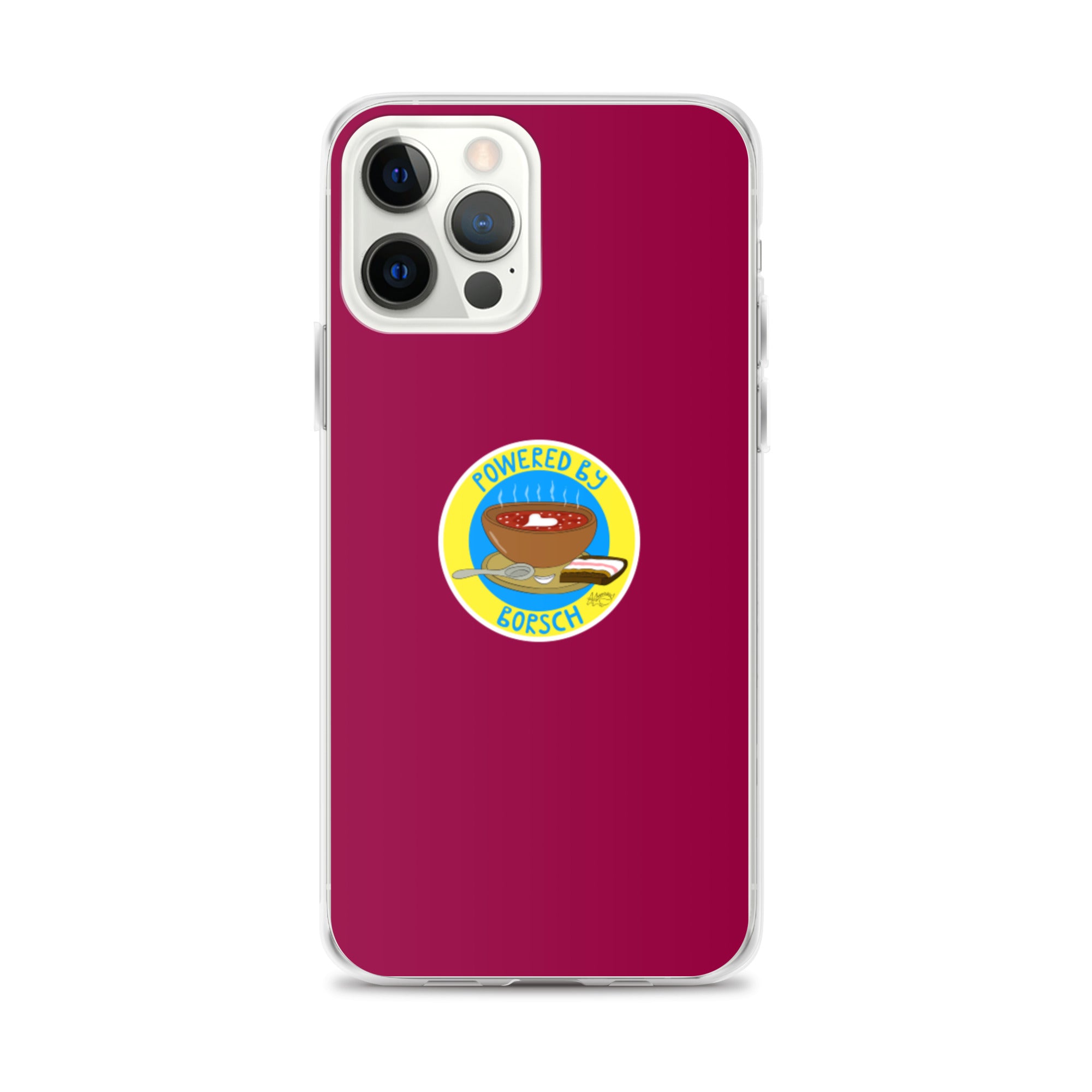 Powered by Borsch - iPhone Case