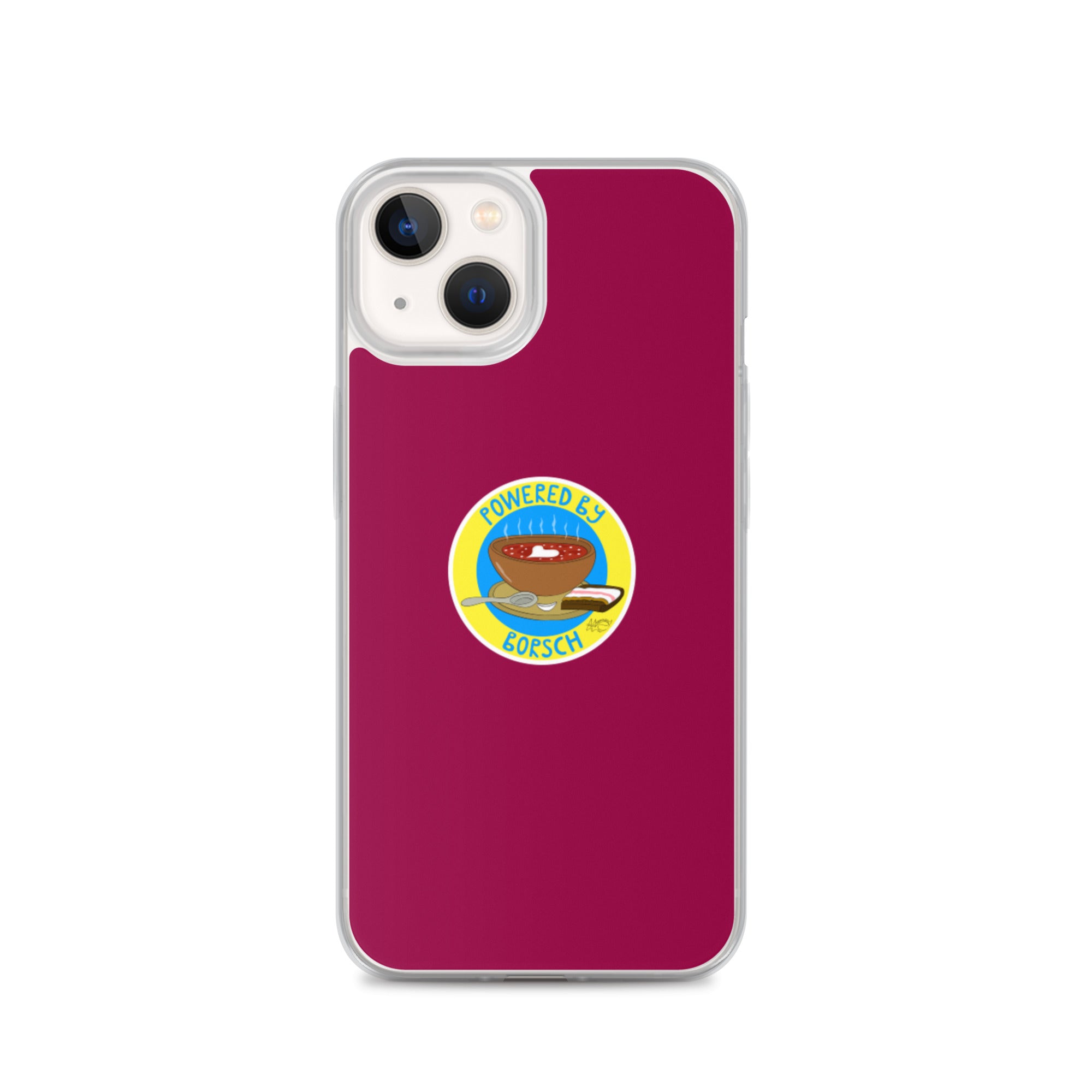 Powered by Borsch - iPhone Case