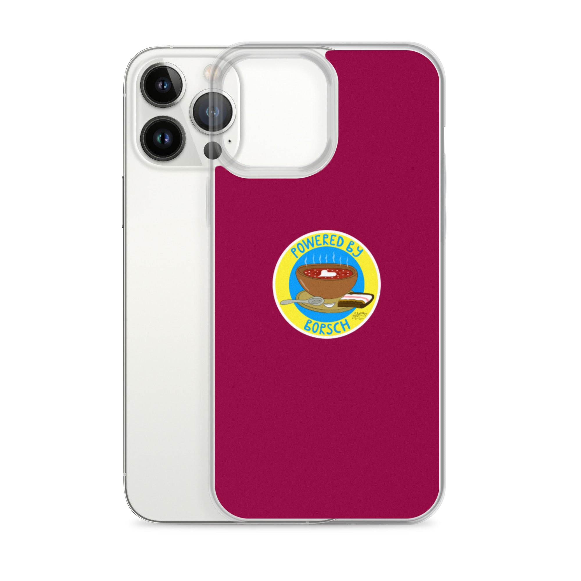 Powered by Borsch - iPhone Case