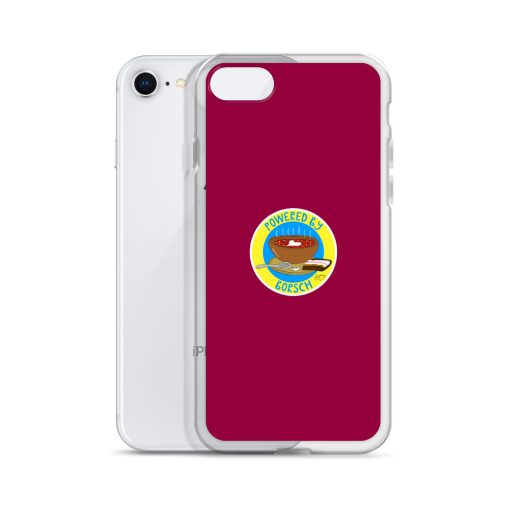 Powered by Borsch - iPhone Case