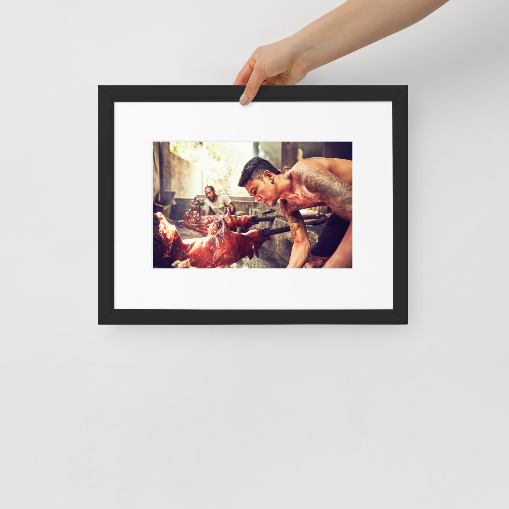 The Pitmaster - Matte Paper Framed Poster