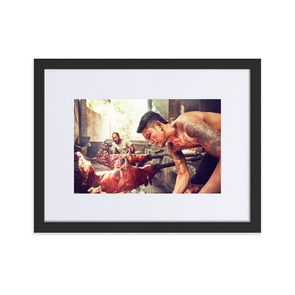 The Pitmaster - Matte Paper Framed Poster