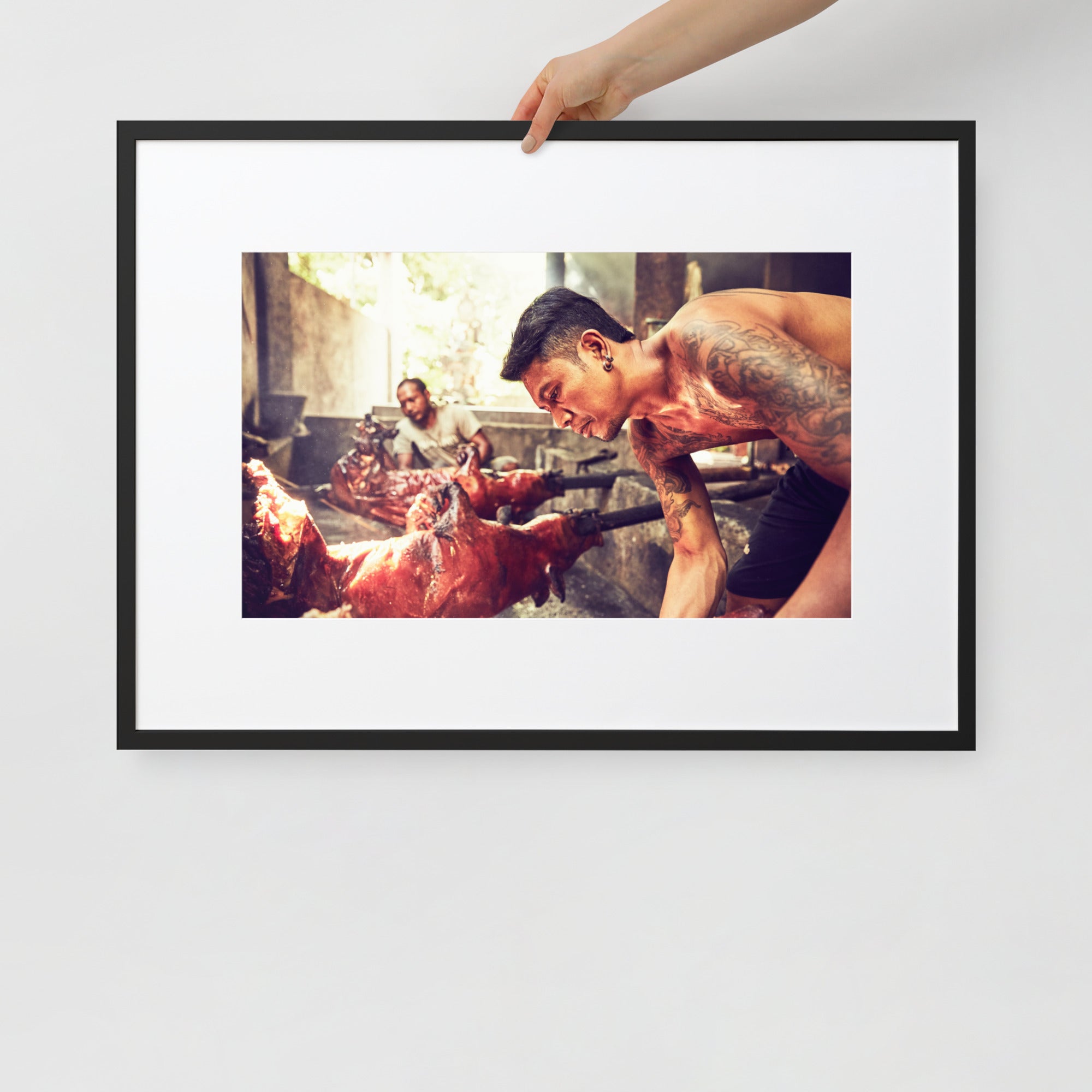 The Pitmaster - Matte Paper Framed Poster