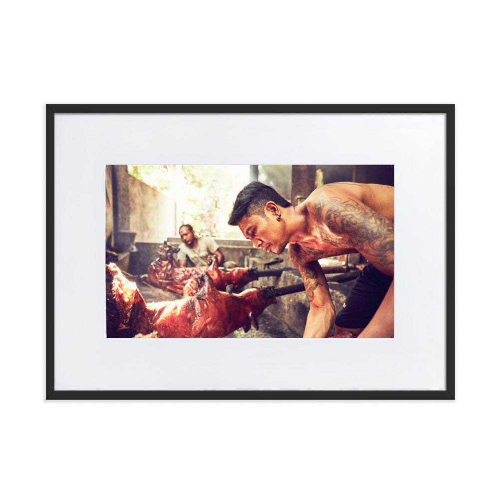 The Pitmaster - Matte Paper Framed Poster