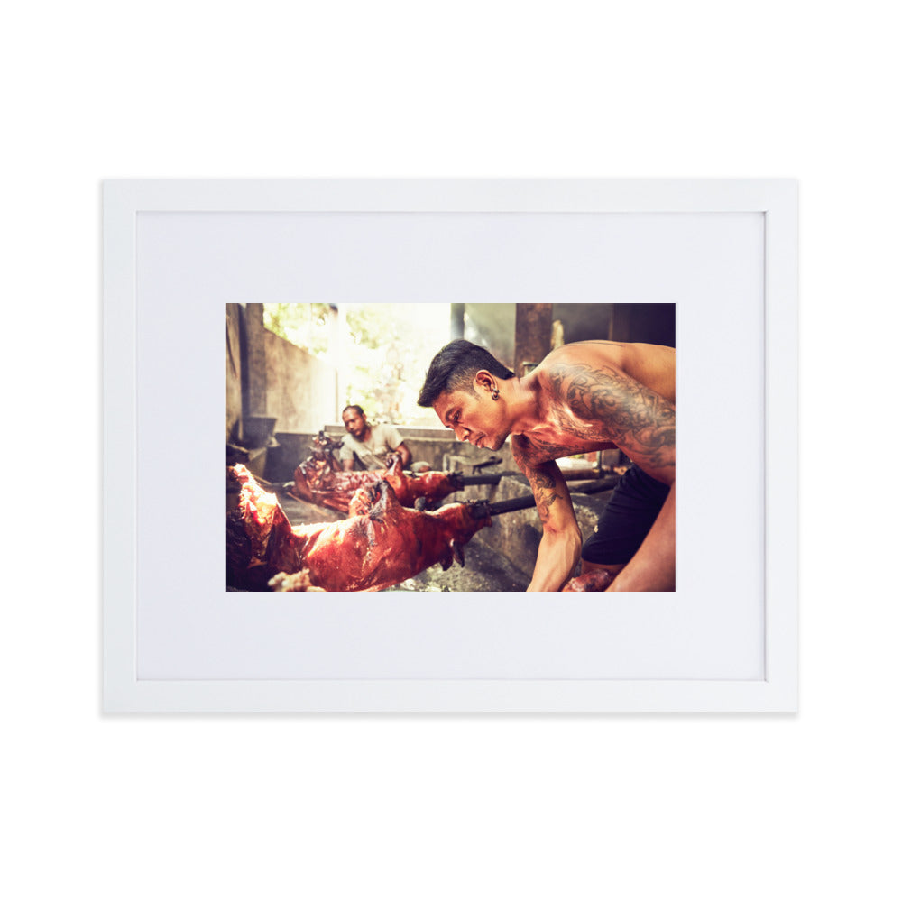 The Pitmaster - Matte Paper Framed Poster