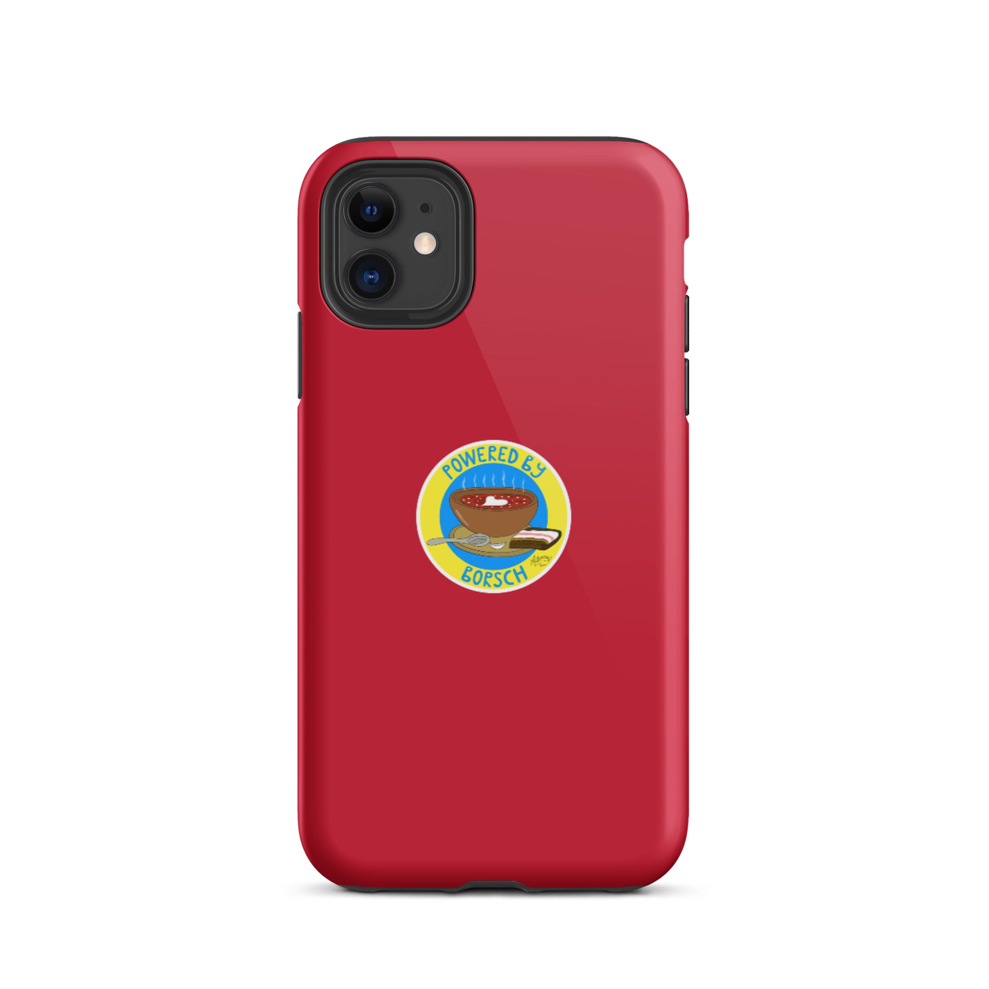 Powered by Borsch - Tough iPhone Case