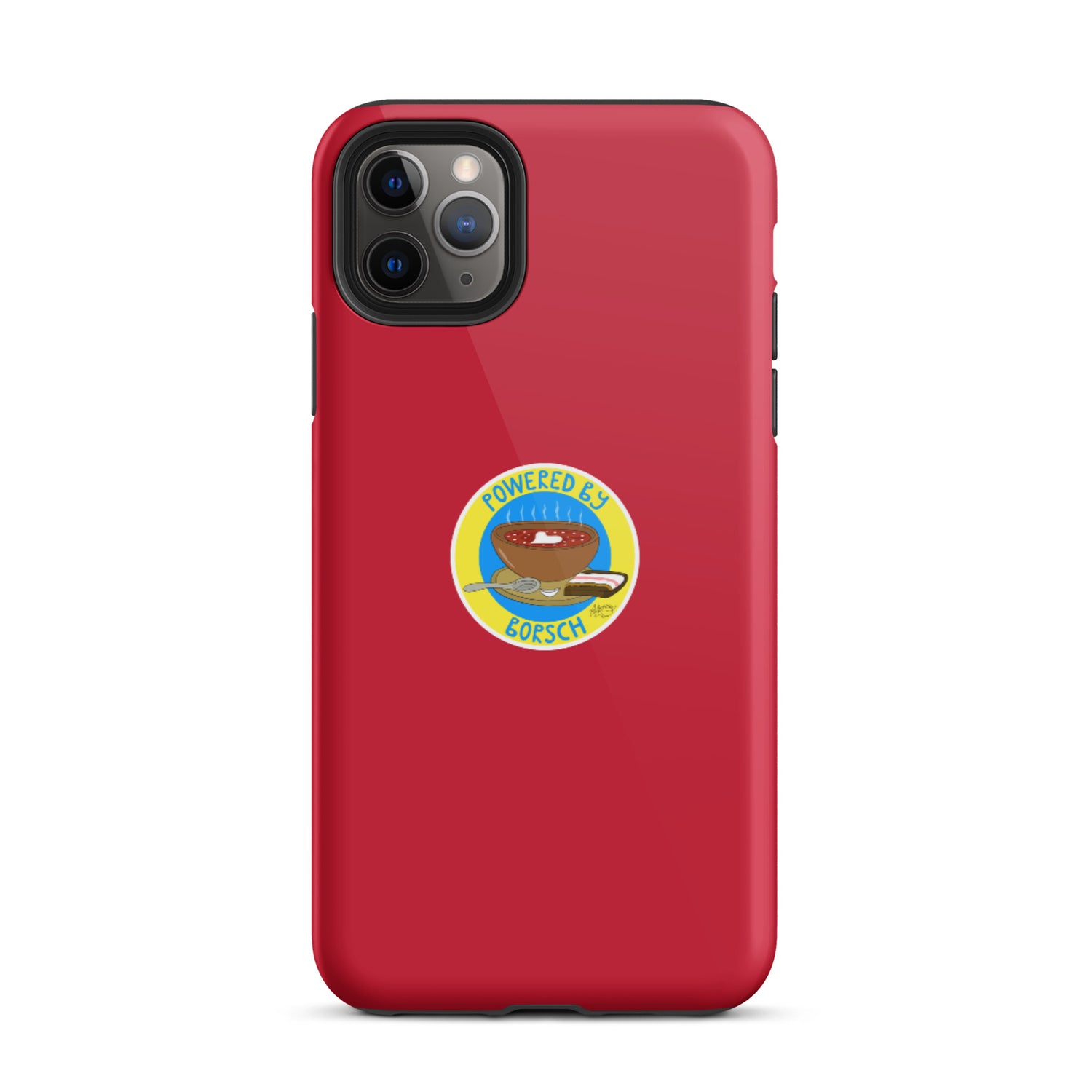 Powered by Borsch - Tough iPhone Case