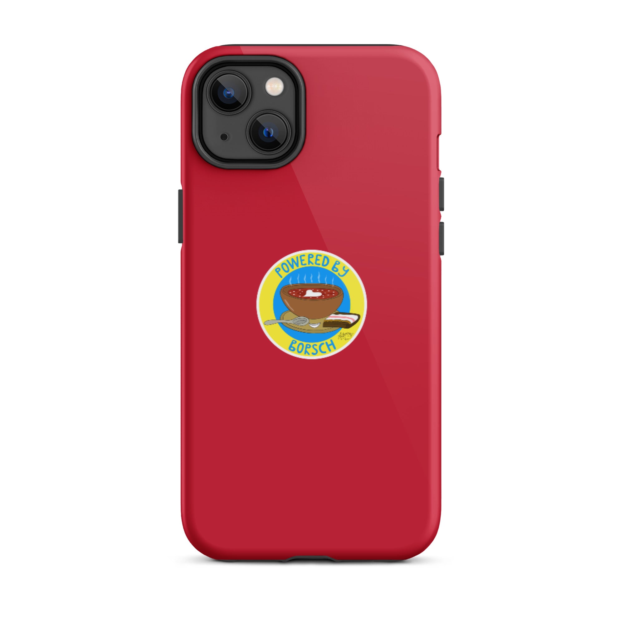 Powered by Borsch - Tough iPhone Case