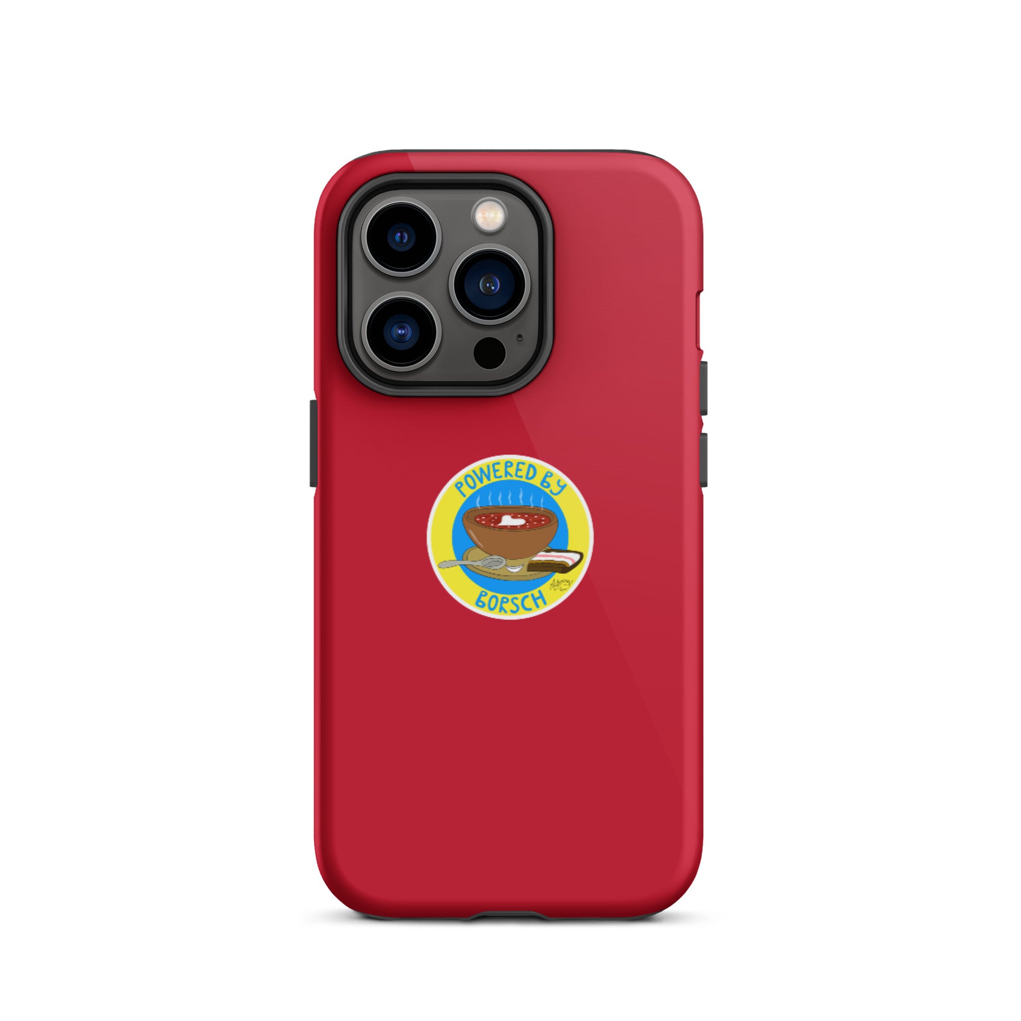 Powered by Borsch - Tough iPhone Case