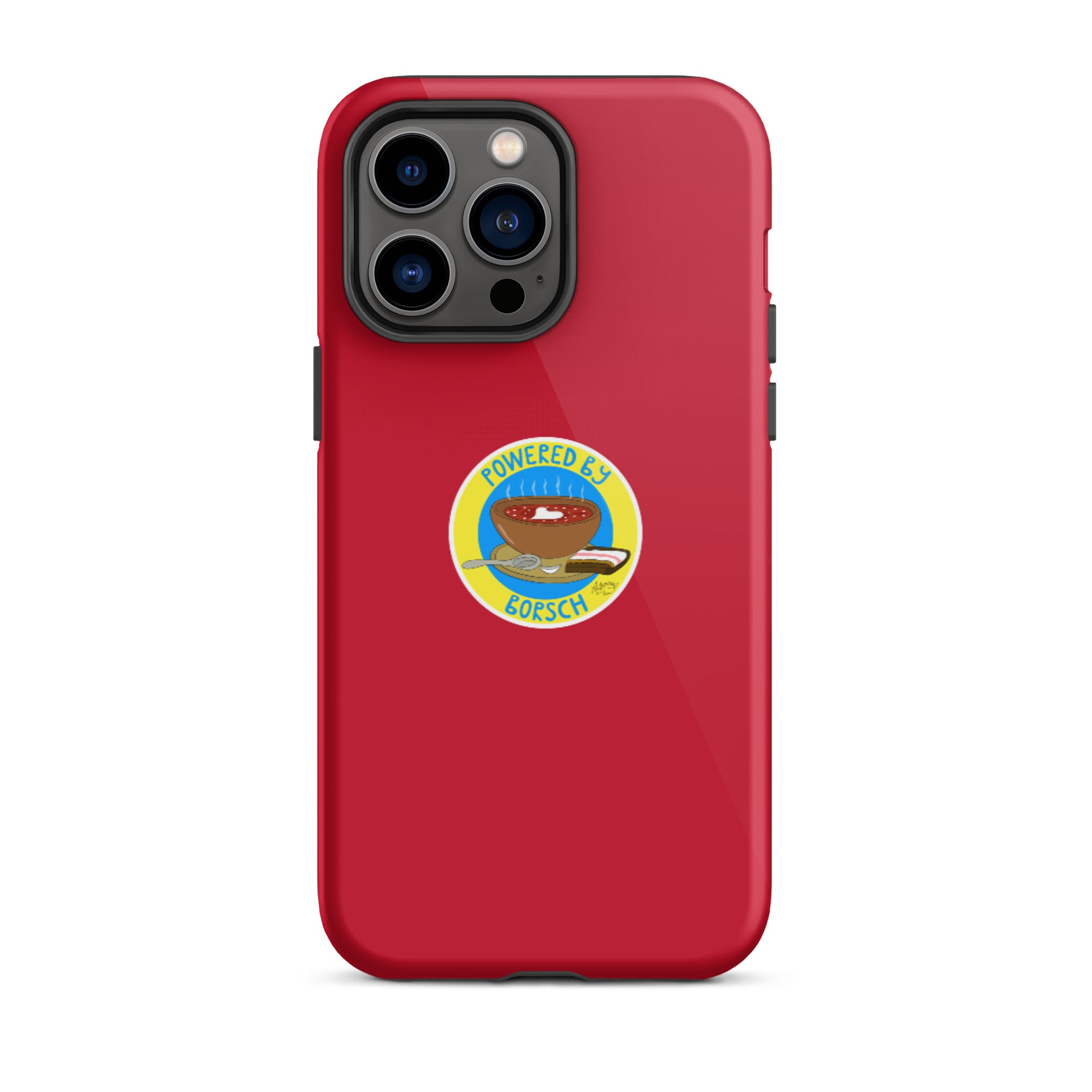 Powered by Borsch - Tough iPhone Case