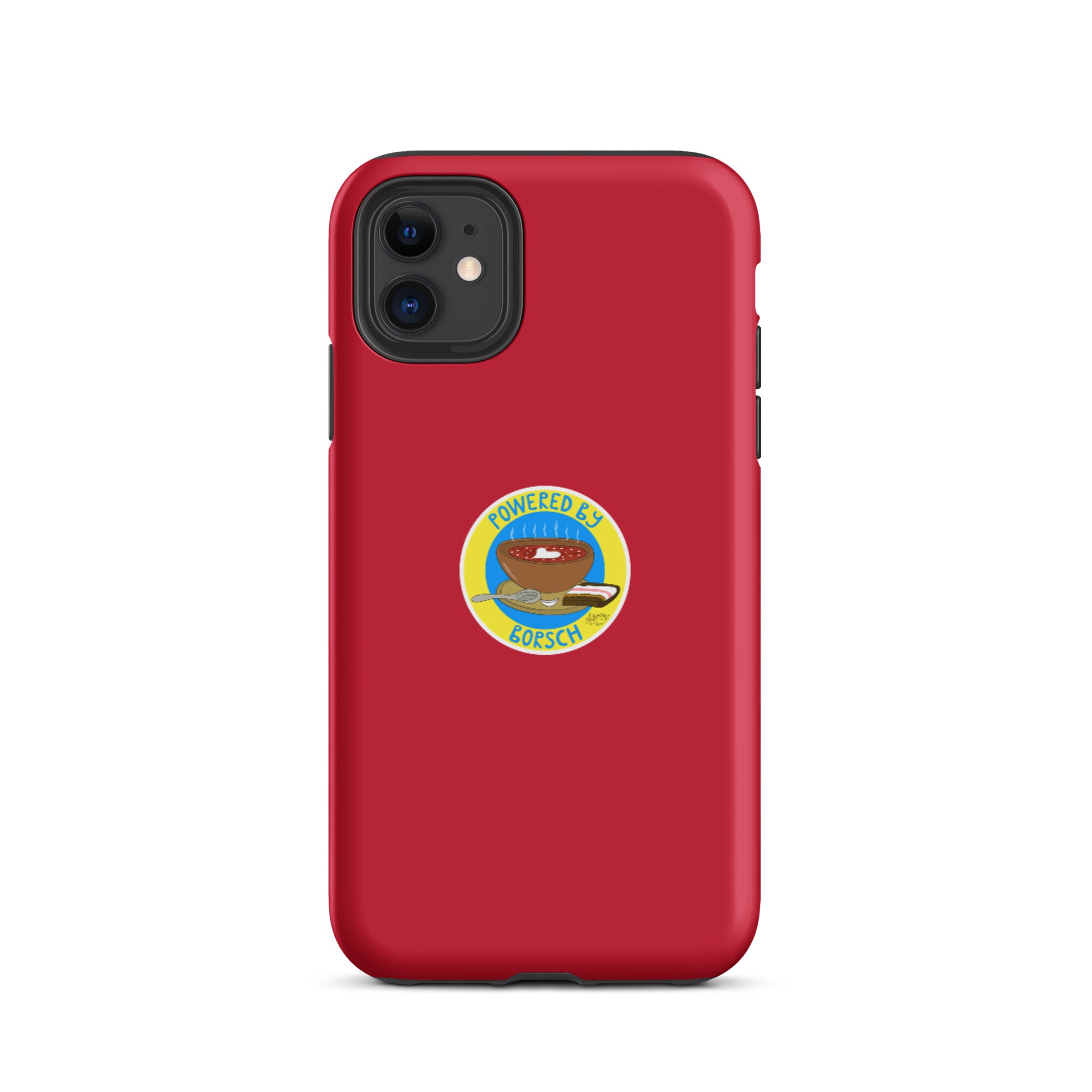 Powered by Borsch - Tough iPhone Case