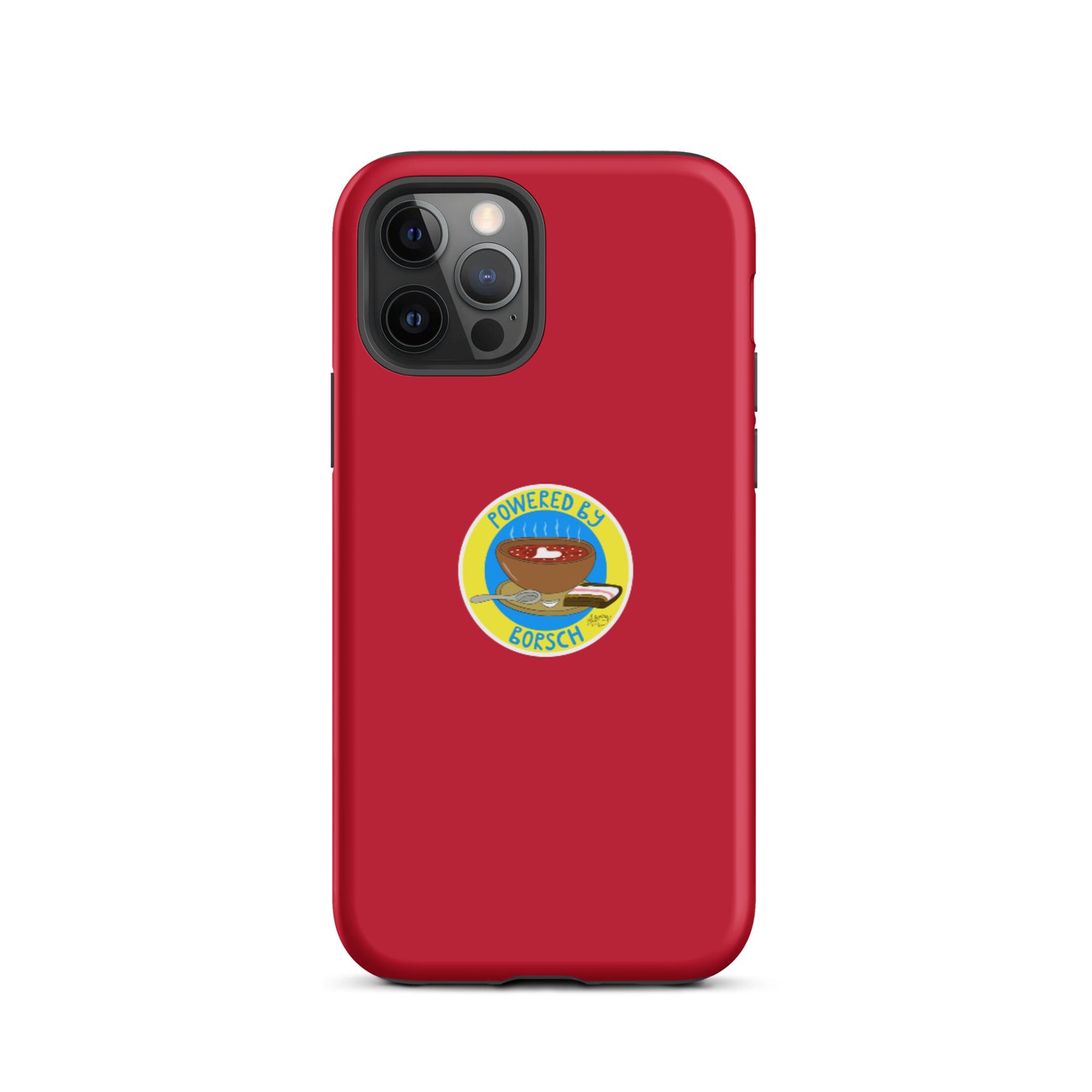 Powered by Borsch - Tough iPhone Case