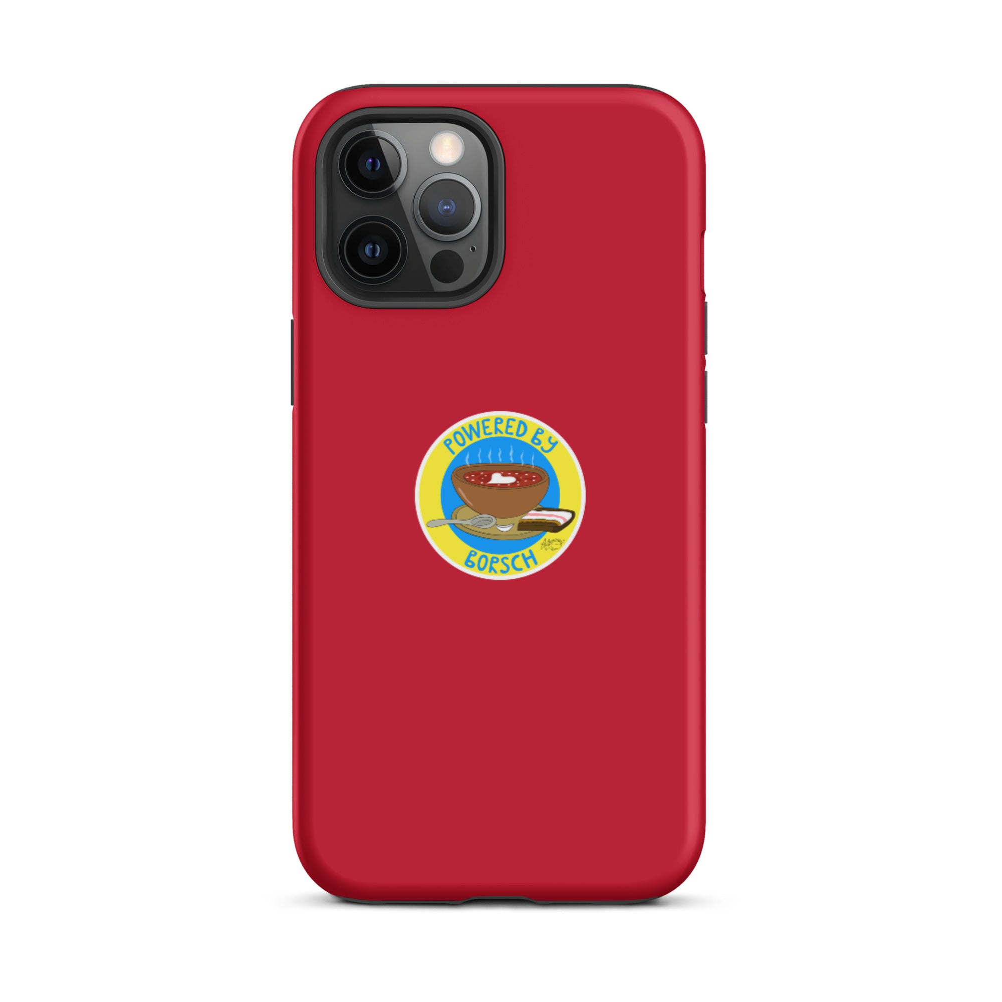 Powered by Borsch - Tough iPhone Case