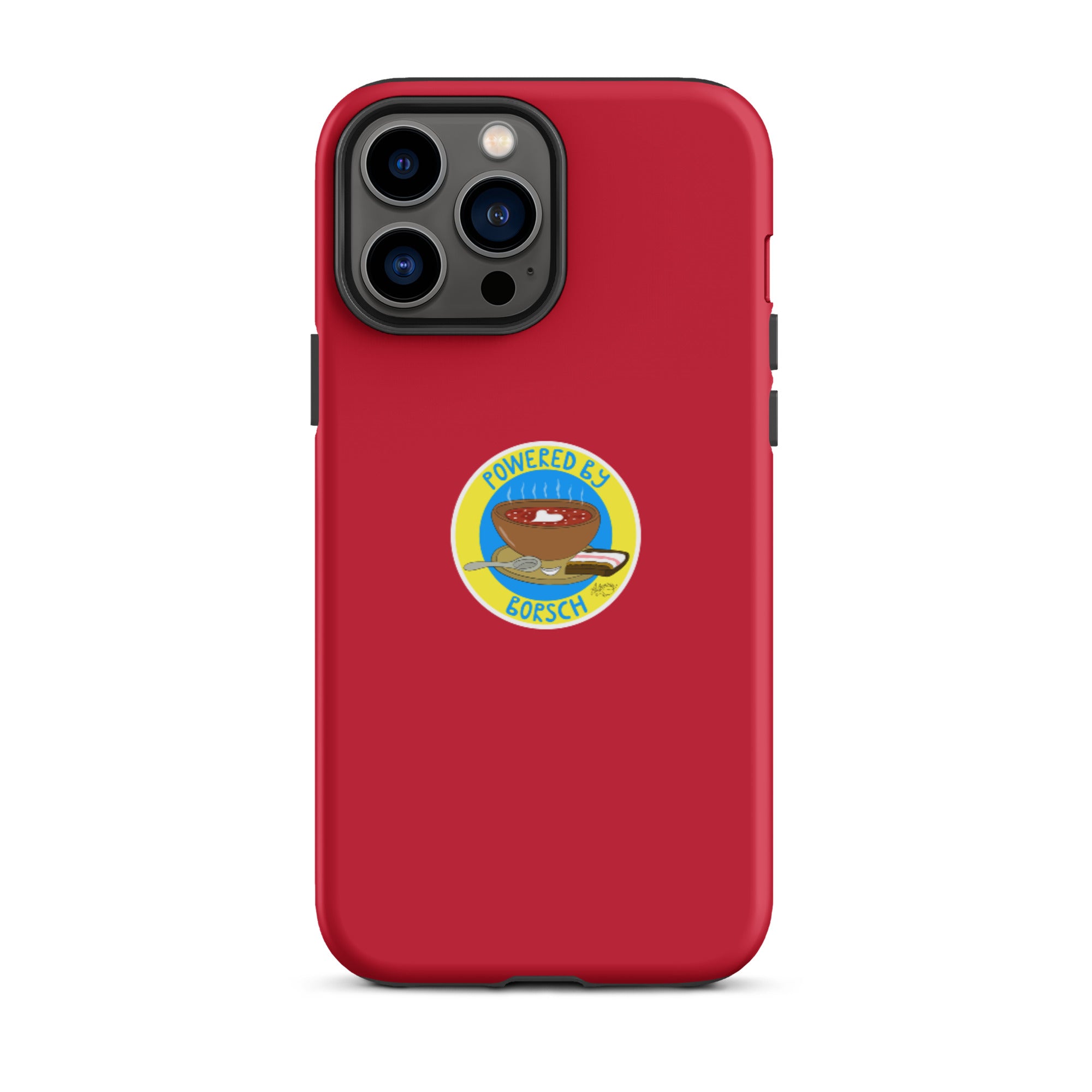 Powered by Borsch - Tough iPhone Case