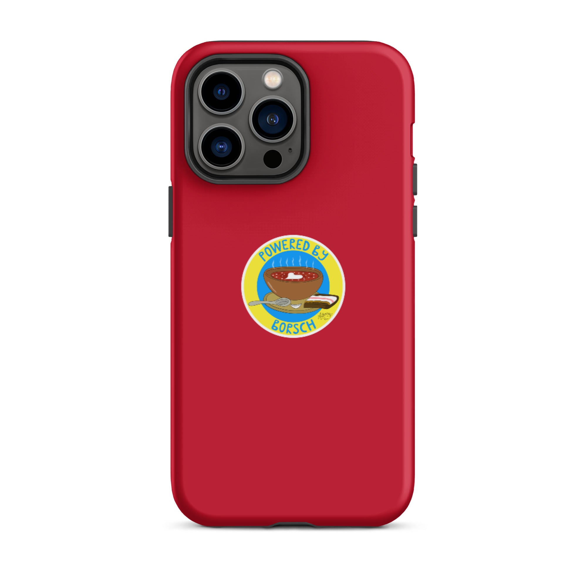 Powered by Borsch - Tough iPhone Case