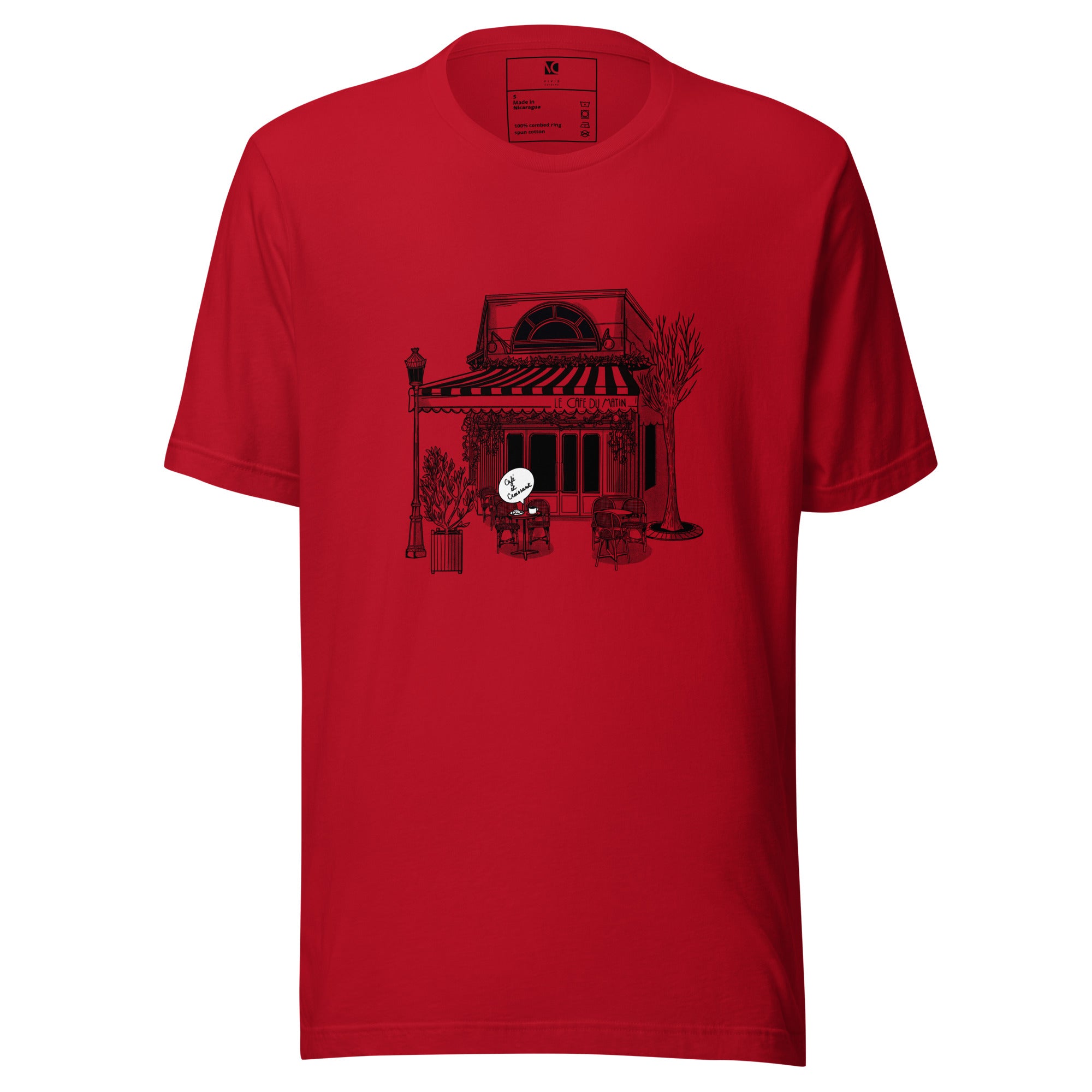 Café Du Matin (B) - Unisex T-Shirt